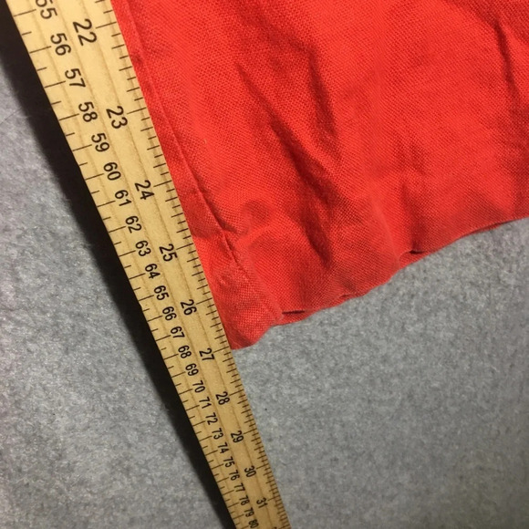 Womens Loft Trousers Red Spring Summer Lagenlook Linen Work Office Career Casual - Picture 5 of 6